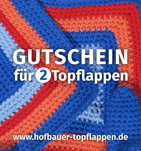 Gutschein für 2 Topflappen