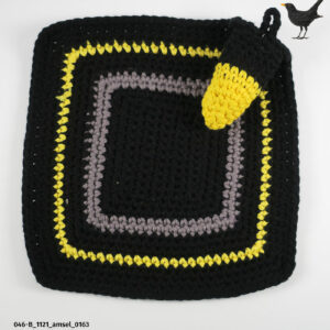 Topflappen 046-B »Amsel«