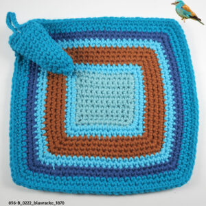 Topflappen 056-B »Blauracke«